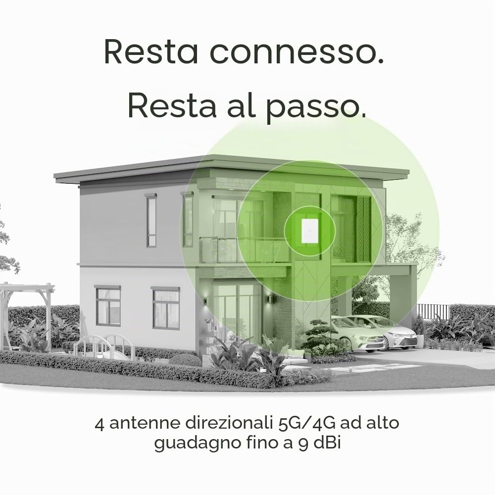 Zyxel Router 5G Esterno Protezione IP55 | Alta Velocità 7 Gbps | LAN PoE 2,5 GbE | Gestione Cloud Nebula | Montaggio su Scrivania, Parete, Finestra o Palo | Resistente alle Intemperie [FWA70]