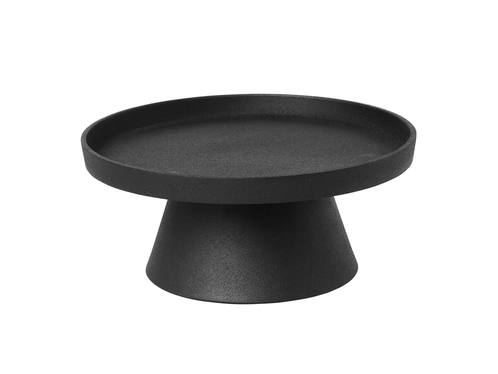 Broste Copenhagen Holger Kerzenplatte Alu Black Ø 24 cm