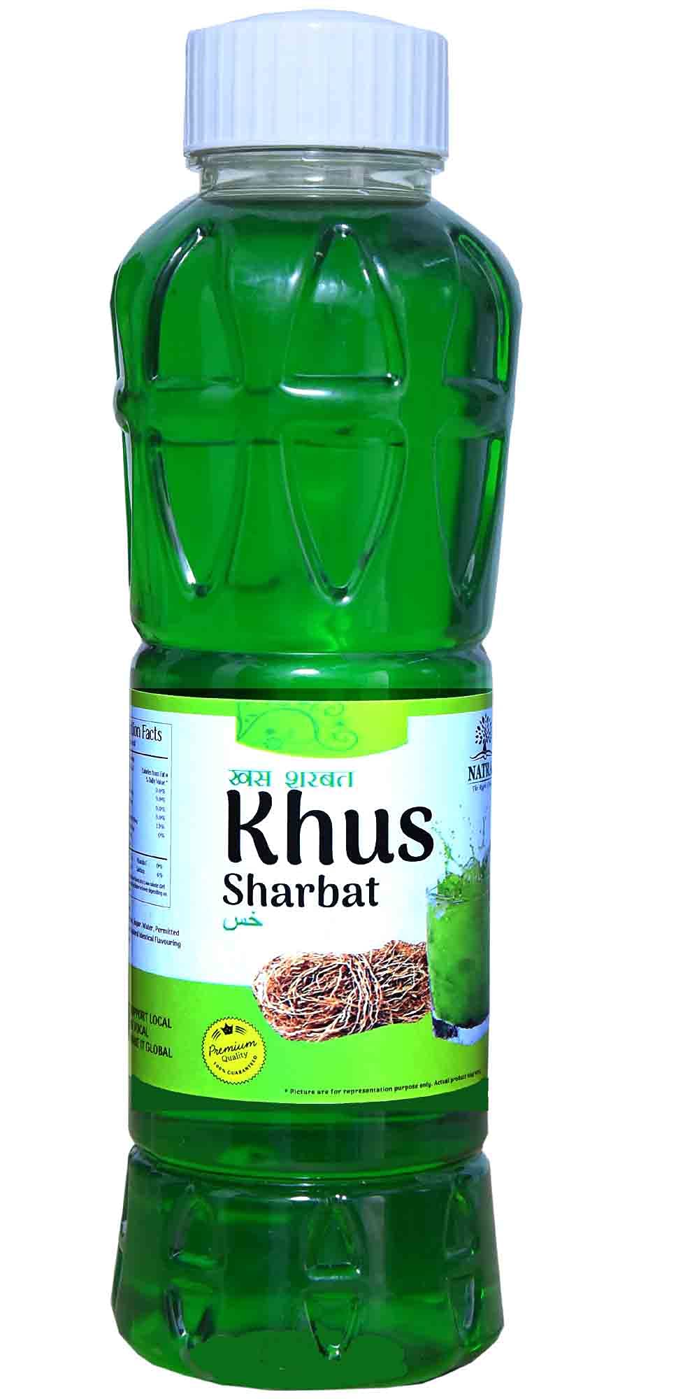 Natraj The Right Choice Khus Sharbat Syrup, 750 ml