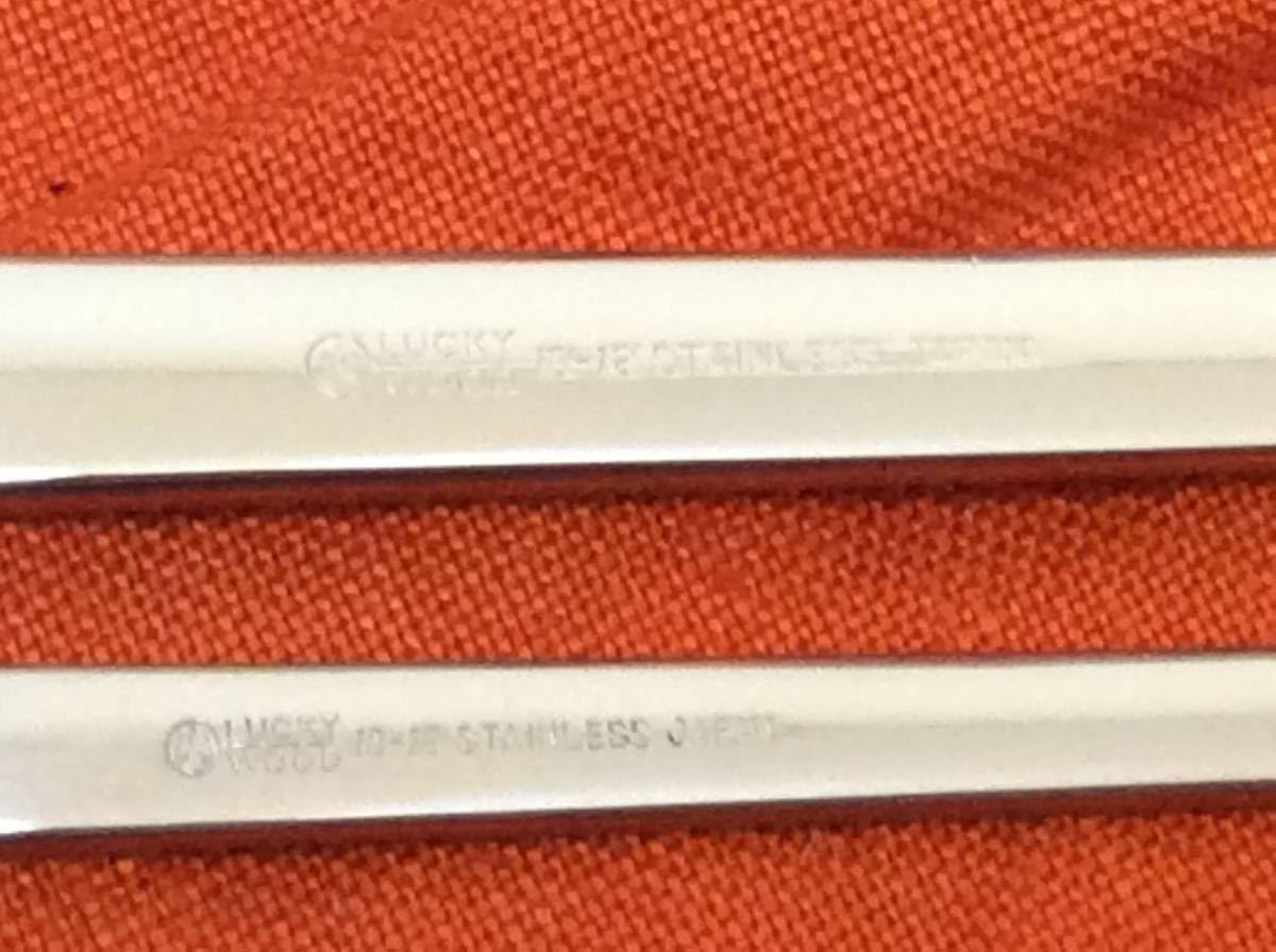 Amazon.co.jp: ラッキーウッド LUCKYWOOD シルバー 18-12ステンレス