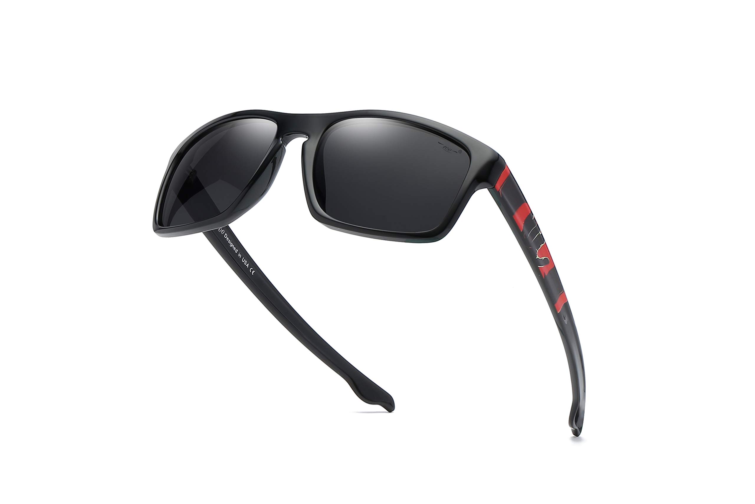 100 CLASSIC UV400 Polarized Sports Sunglasses Graffiti Chic Fashion for Men Women Party Street-snap Driving Running Dating