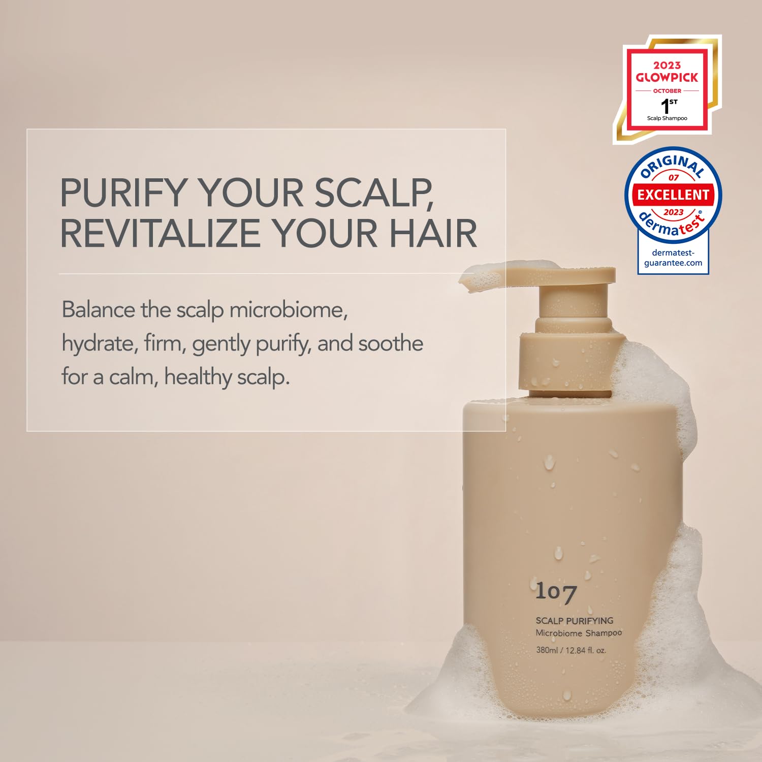 107 Scalp & Hair Balance Set – Fermented Vinegar Shampoo & Treatment with VIN-H7™ for Soft, Healthy-Looking Hair