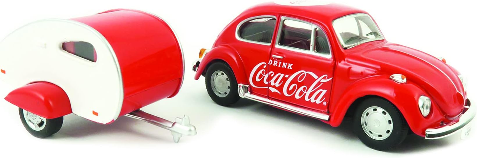 1967 VW Beetle Car with Teardrop Trailer