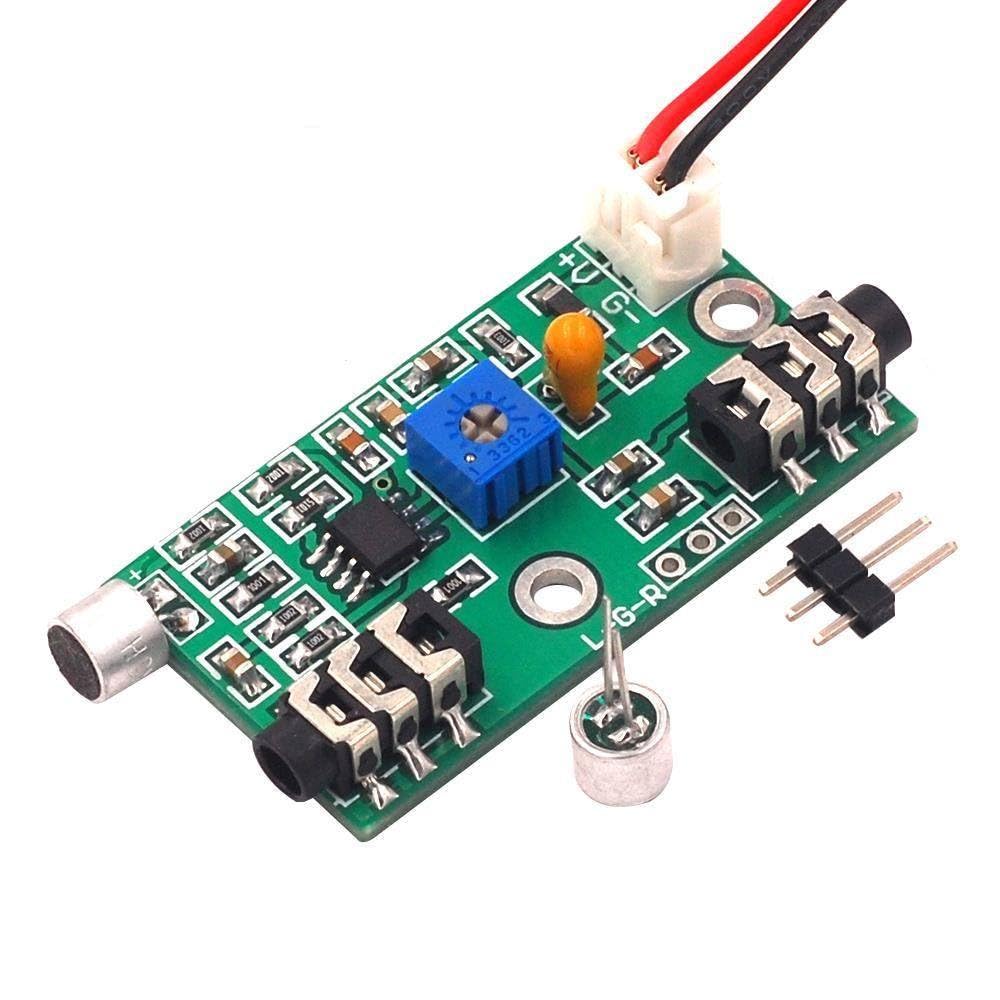 Microphone Pickup Microphone Module Gain Adjustable Audio Circuit AC Signal Board