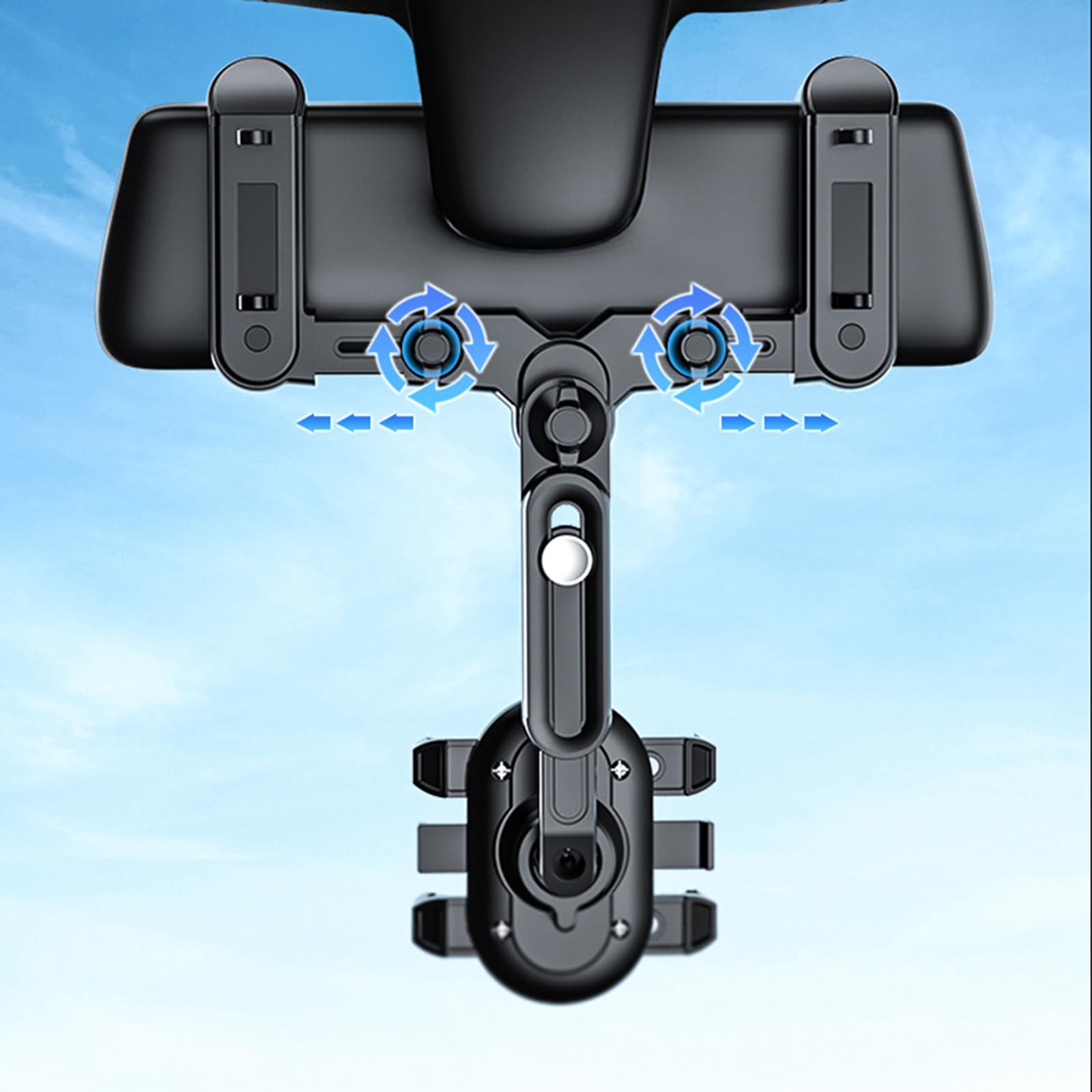 360 supporto girevole per cellulare per auto, specchietto retrovisore, supporto per telefono semplice per smartphone