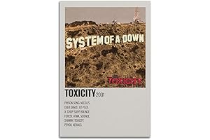 System of a Down ‘Toxicity’ Album Cover Canvas Wall Art