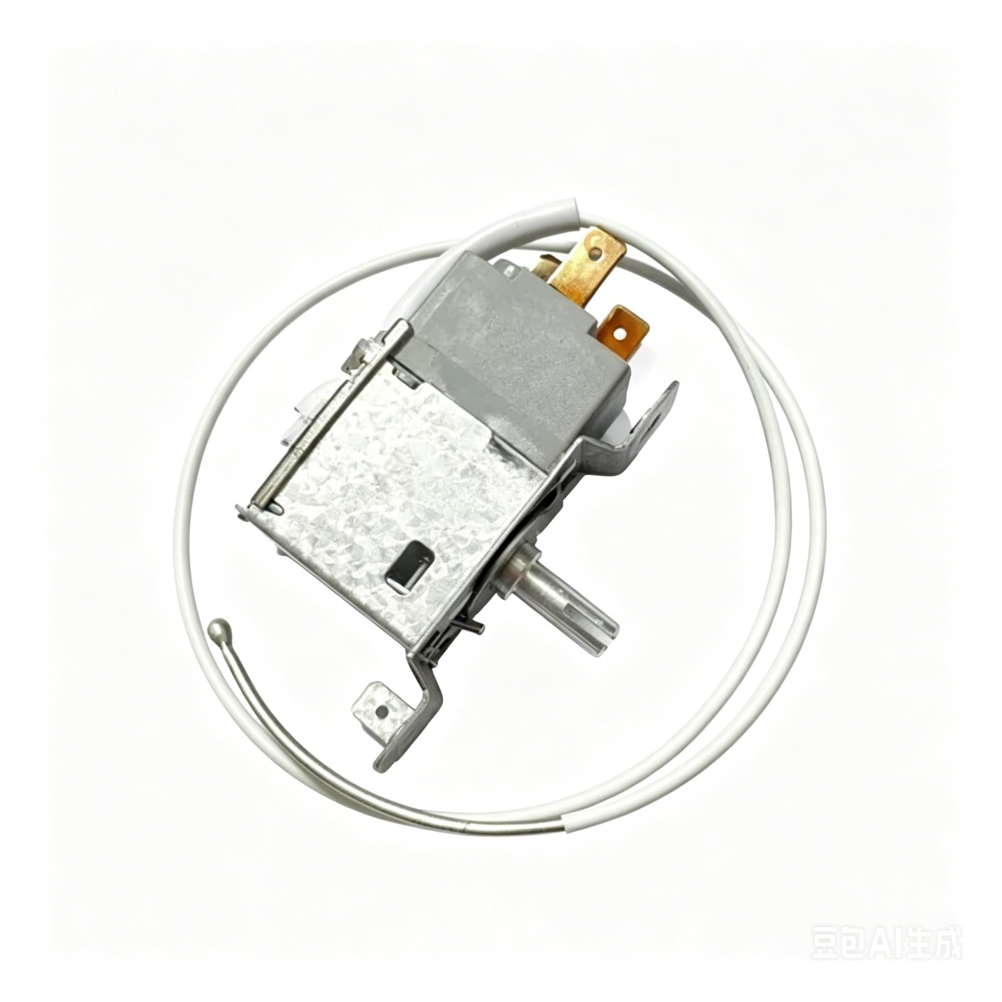 Termostato De Descongelación for Refrigerador, Compatible Con Homa, WPF25J-EX 50 Cm, 3 Pines, Piezas De Repuesto for Termostato Mecánico De Refrigerador, Calentador De Descongelación De 2 Piezas Para