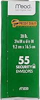 Vista 2 de Mead Press-It Seal-It #6 3/4 Security Envelopes, 55 Count (75030)