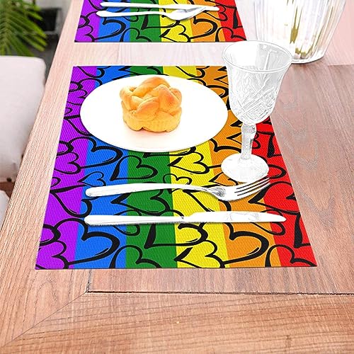 Sets de table en PVC lavables pour protéger la table des taches