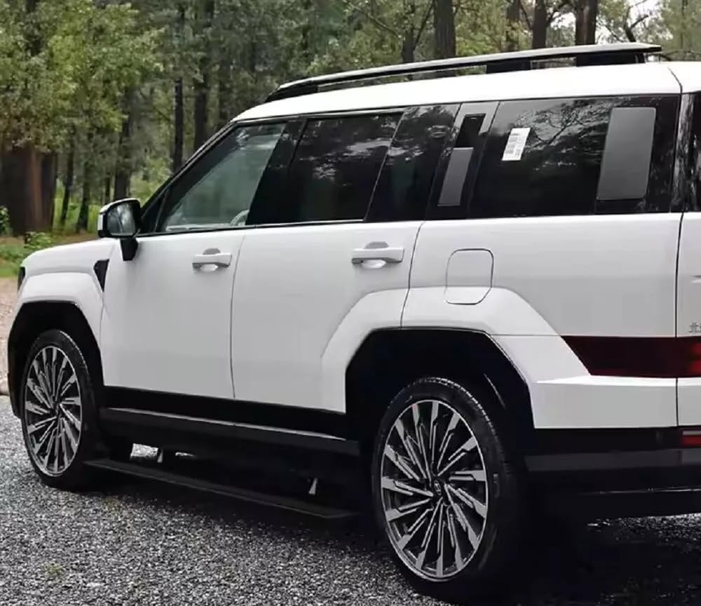 2PCS Deployable Power Running Board Side Steps Fit for Hyundai Santa Fe 2024-2025 Electric Running Boards Side Steps