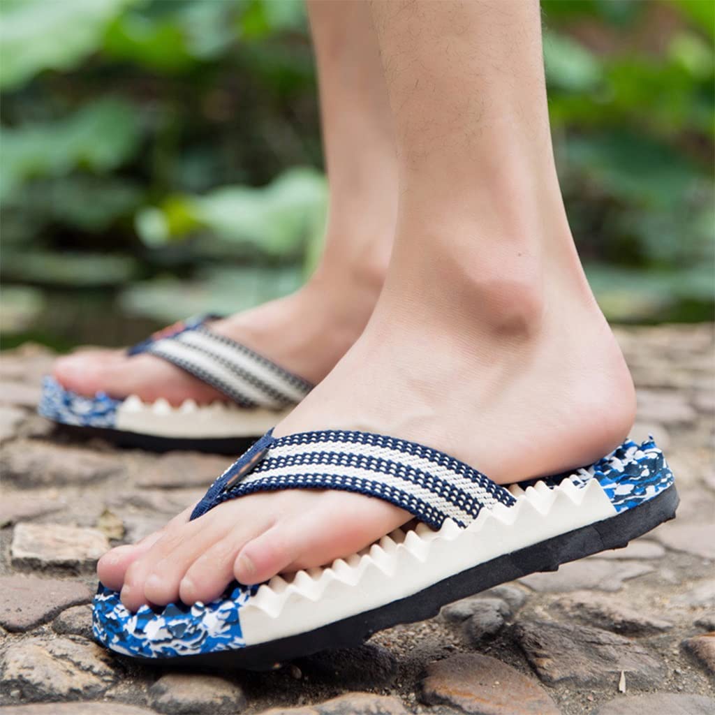Amazon.co.jp: Beach Sandals Foot Trap Point Room Shoes Men