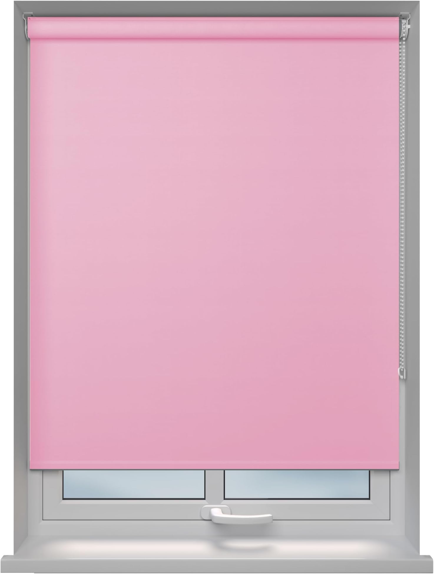 Home In Style 4U Roller blinds Thermal Blackout Roller blind - Trimmable UV Protection Child Safe Home Office Window Blinds Room Darkening shades Pink Blind 210cm wide x 210cm drop