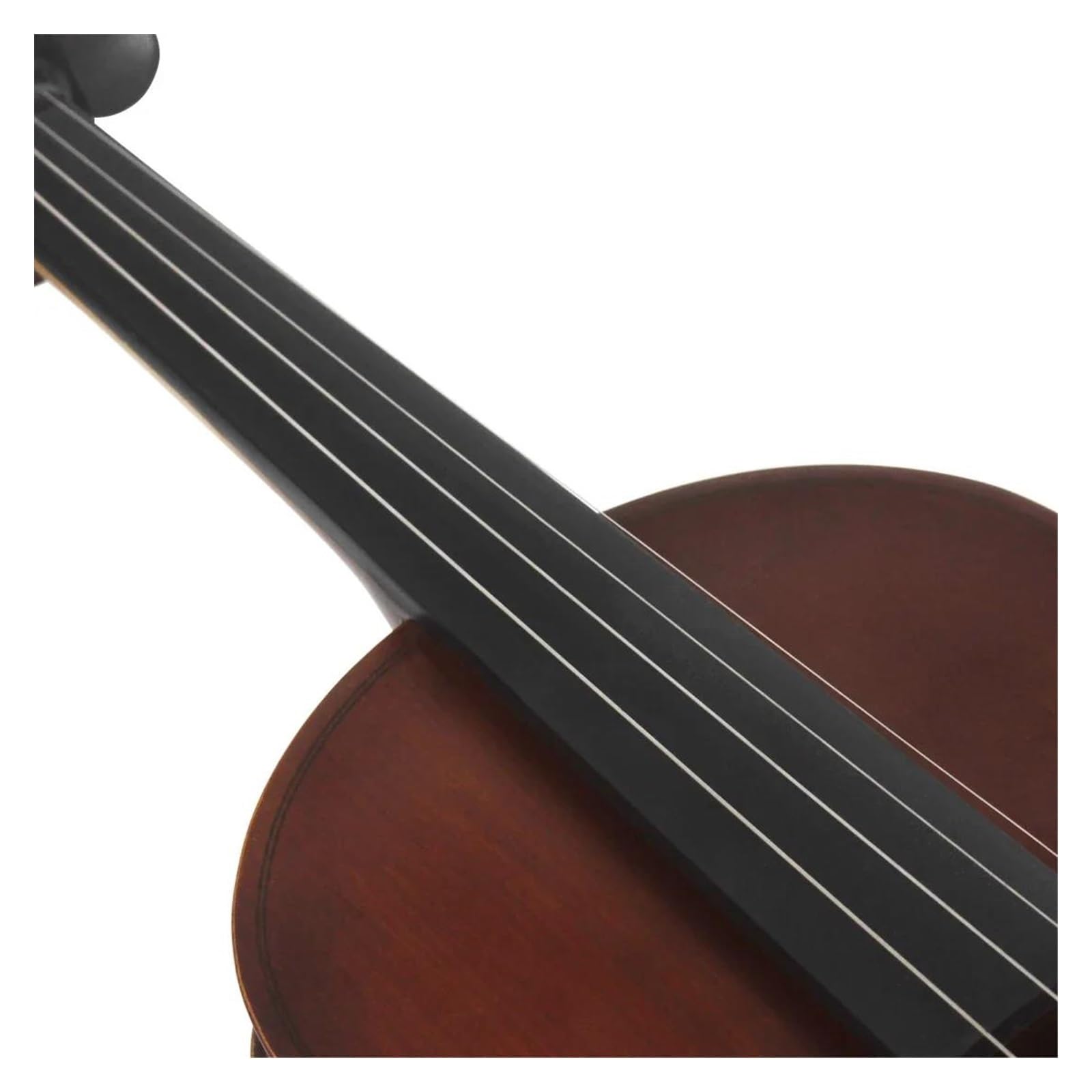 Violín 4/4 Panel De Madera Maciza Con Estuche Cuerdas De Arco Reposapiés Afinador Accesorios Instrumento De Violín