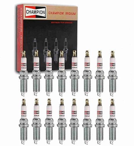 16 bujías Champion Iridium compatibles con Dodge Charger 5.7L V8 2009-2019