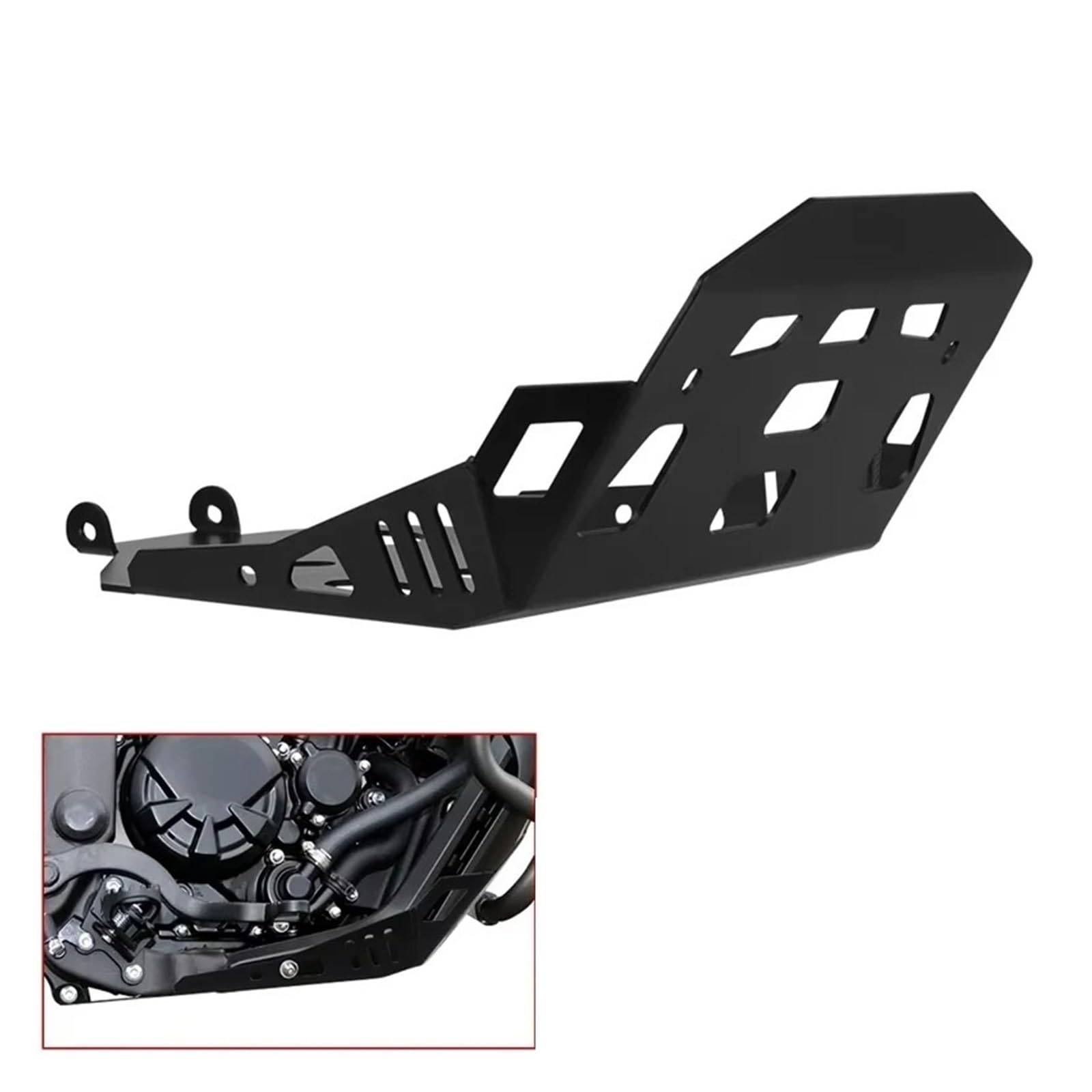 Protector Motor Cubre Carter para Loncin para VOGE 300 para Rally GY para RALLY300 Cubierta Protección Motor Chasis Debajo Placa Deslizamiento Protector Panza