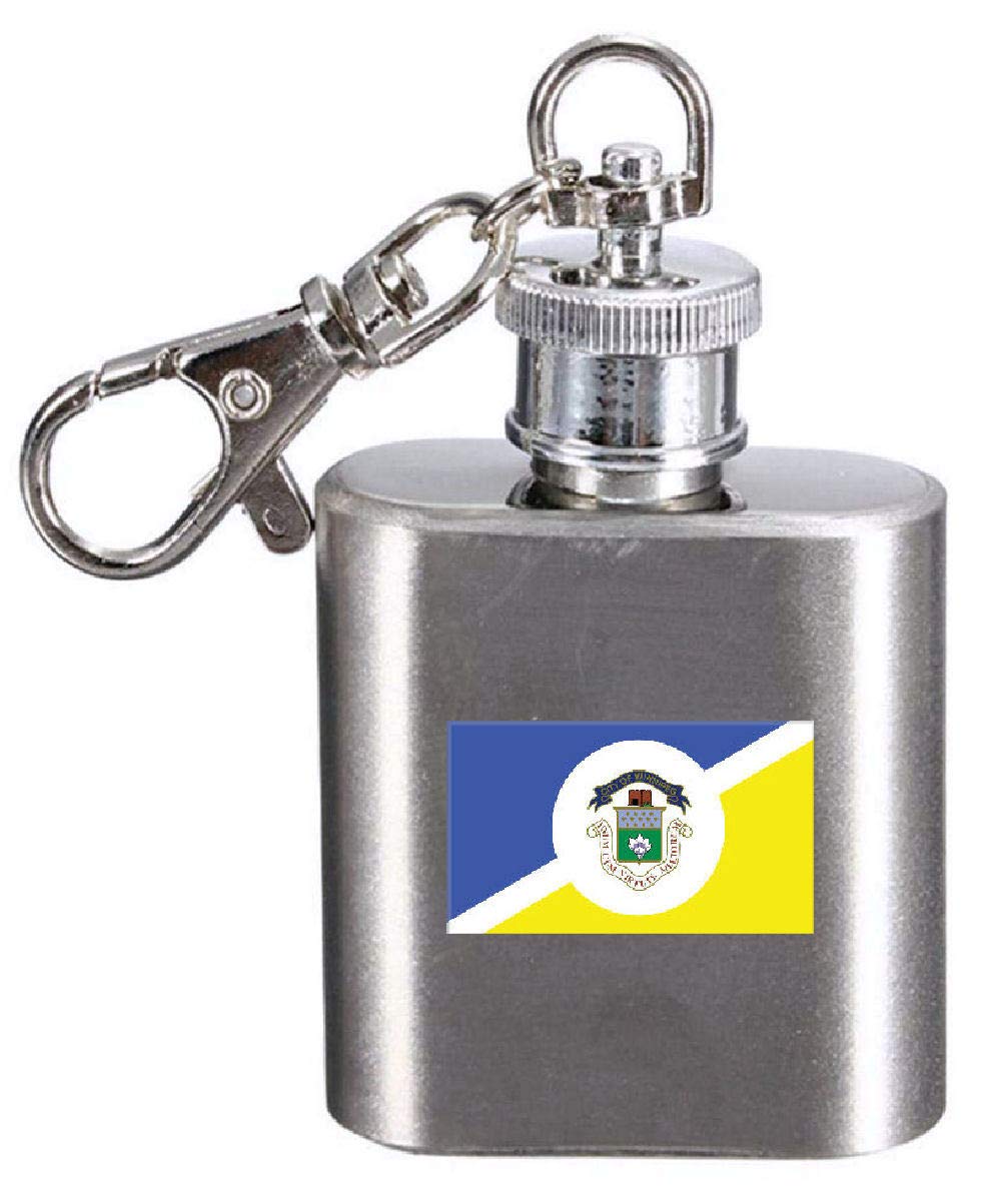 Flasque porte-clés gravé Canada Jérusalg petit flacon
