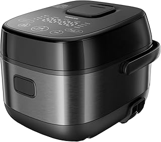 [山善] 炊飯器 一人暮らし 3合 IH 二人暮らし 9種類炊き分け機能 IH式 炊飯器 低温調理 玄米 雑穀米 保温 予約機能 ブラック YJK-E051(B)
