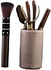 Tea Art Six Gentlemen Kung Fu Tea Set, Tea Making Tools, Chinese Tea Art Utensils, Ceramic, Handcraft Teaware Set for Making Tea Preparing Tea, Style E