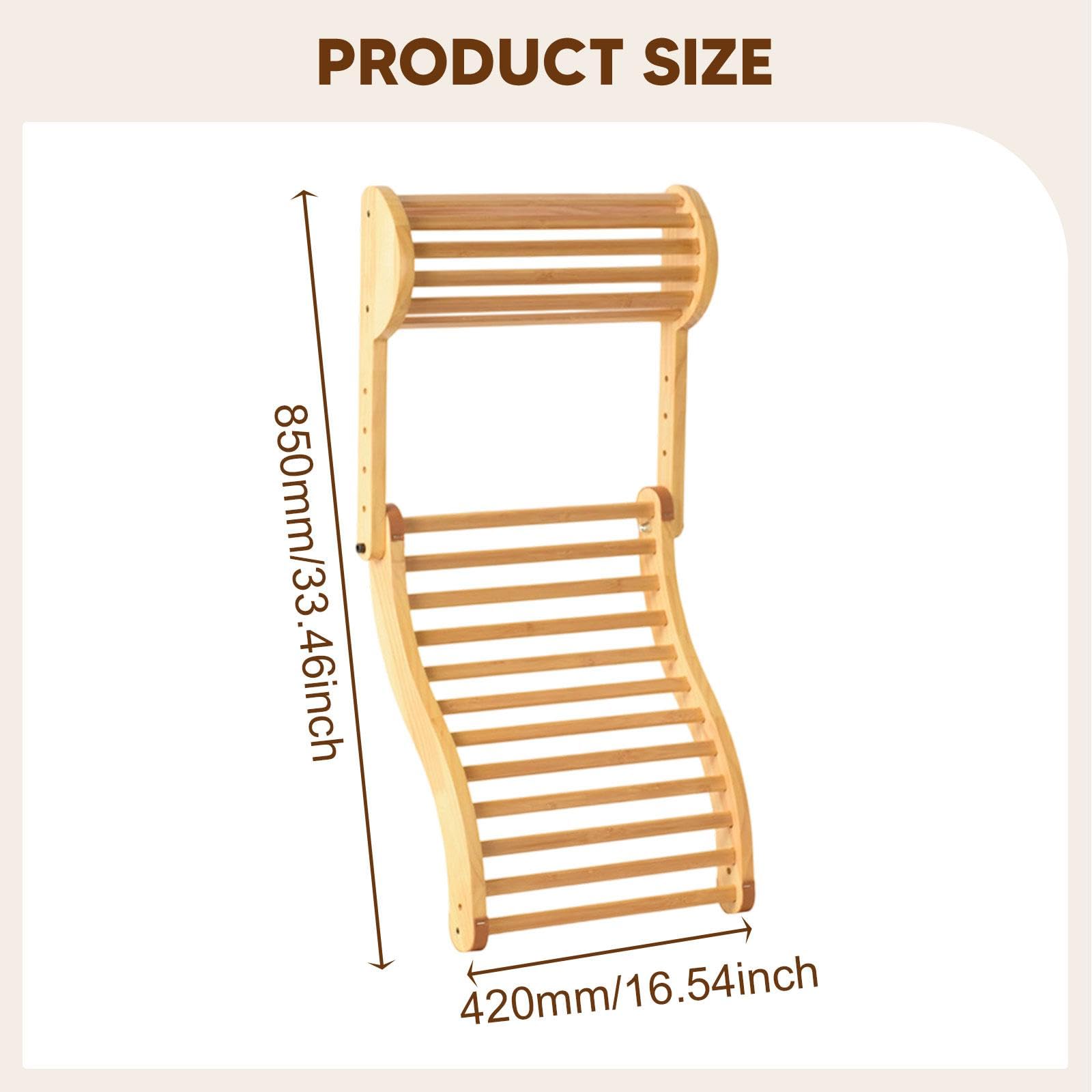 Sauna Rückenlehne, Sauna Kopfstütze, Nackenstütze, Gebogen, Bequemes Zubehör