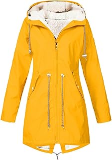 Chaqueta softshell con capucha para mujer, abrigos largos para la lluvia para mujer, chaquetas de invierno con forro polar, cortavientos, cremallera completa, chaquetas impermeables para exteriores,
