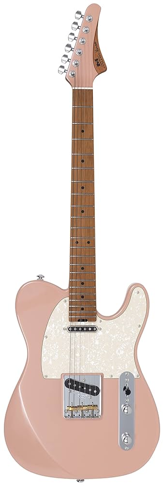M MUSI Virgo Classic Electric Guitar, Roasted Maple