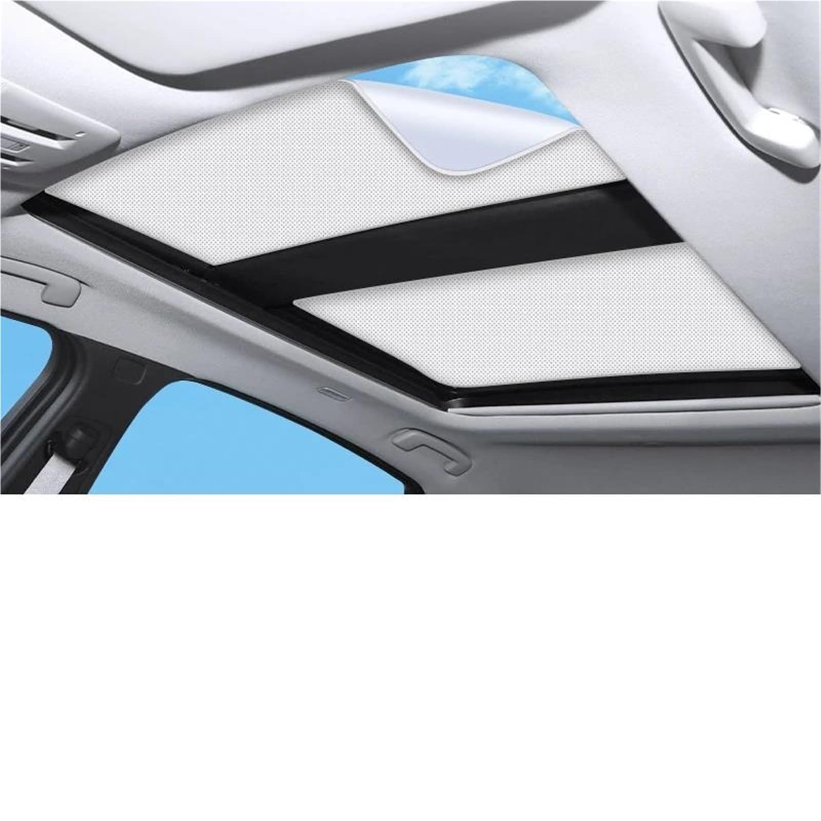 Parasole Tettuccio Apribile Copertura Parasole Per Tettuccio Apribile Auto Con Adsorbimento Elettrostatico Per Toyota Per Harrier XU80 2020-2024, Isolante, Adesivo Sky
