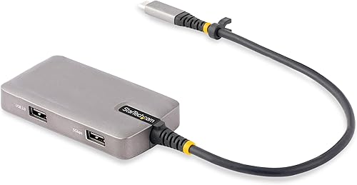 Miniatura 1 de StarTech.com Adaptador multipuerto USB-C, 4K 60Hz HDMI WHDR, concentrador USB de 3 puertos, paso de entrega de energía de 100 W, mini estación de