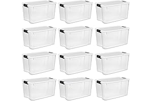 Sterilite 70 Qt Ultra Latch Boxes: The Space-Saving Storage Solution