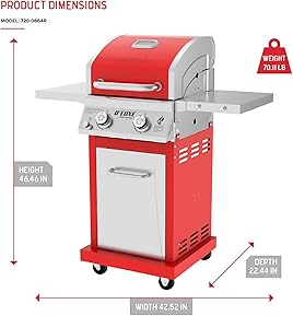 5 Best 2-Burner Gas Grill For Backyard 5 61v8fhVclsL. AC SL289