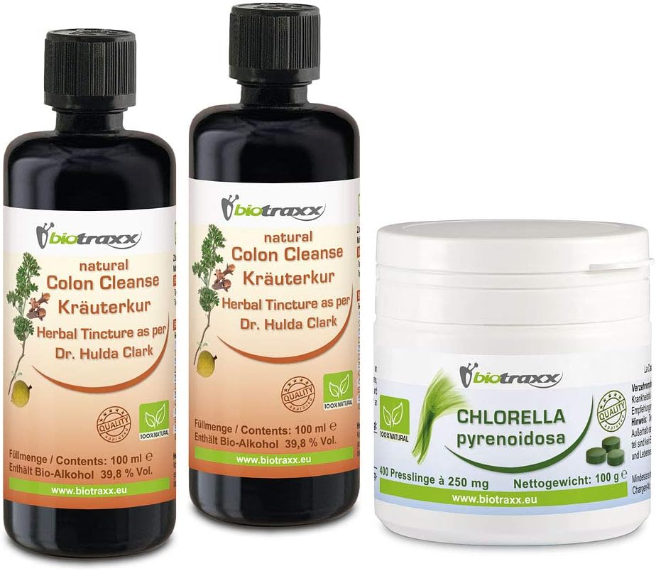 Plantaardige Detox voor Mensen Volledige Reiniging 12 Dagen Pakket – Zwarte Walnoot, Kruidnagel & Alsem voor de Spijsvertering – Veganistisch & Niet-GMO, Glutenvrij, 100% Puur en Natuurlijk, Duitsland