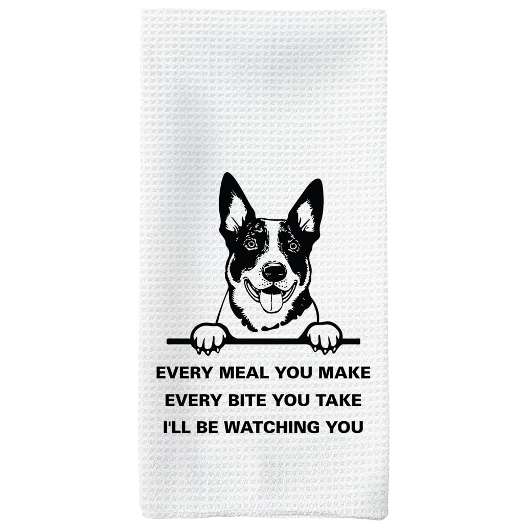 Funny Australian Cattle Dog Gifts Kitchen Towels, Australian Cattle Dog Hand Towels, AustralianCattle DogDishcloths Dish Towels Tea Towel for Kitchen, Dogs Bathroom Decor, 16x24inch