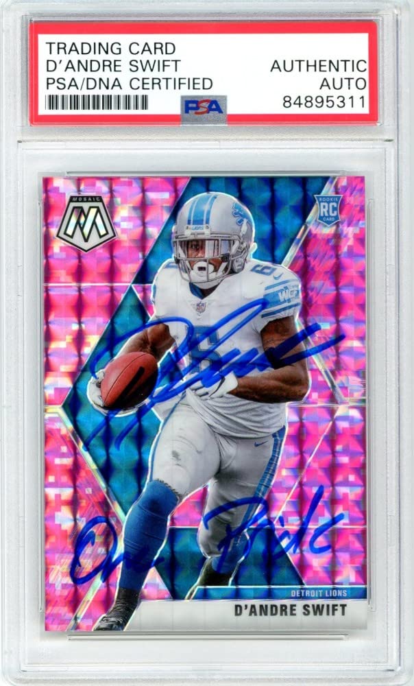 Amazon.com: D'Andre Swift 2020 Panini Mosaic Pink 