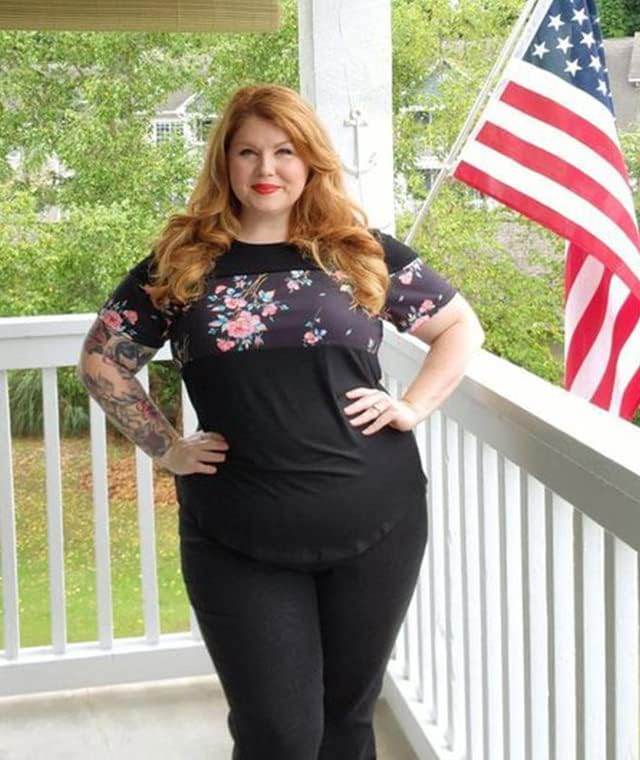 CARCOS Plus Size Tops for Women Short Sleeve Summer Pullover Color Block Crewneck/V Neck Tee Tunic Loose Fit Tshirts XL-5XL - Image 4