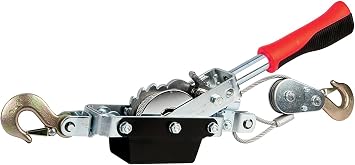 Performance Tool W4000DB Power Puller - 2 Ton Capacity Winch, 12 Aircraft Cable & Automatic Notch For Time Releases
