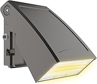 Vista 10 de HYPERLITE Paquete de Pared LED 40W: 5000K ETL Listado con Fotocélula de Anochecer al Amanecer Iluminación de Seguridad Comercial - Luz de Pared