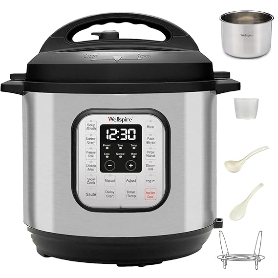 Wellspire 3 L Multi Pot Electric Pressure Cooker Wellspire 3 L Multi Pot Electric Pressure Cooker