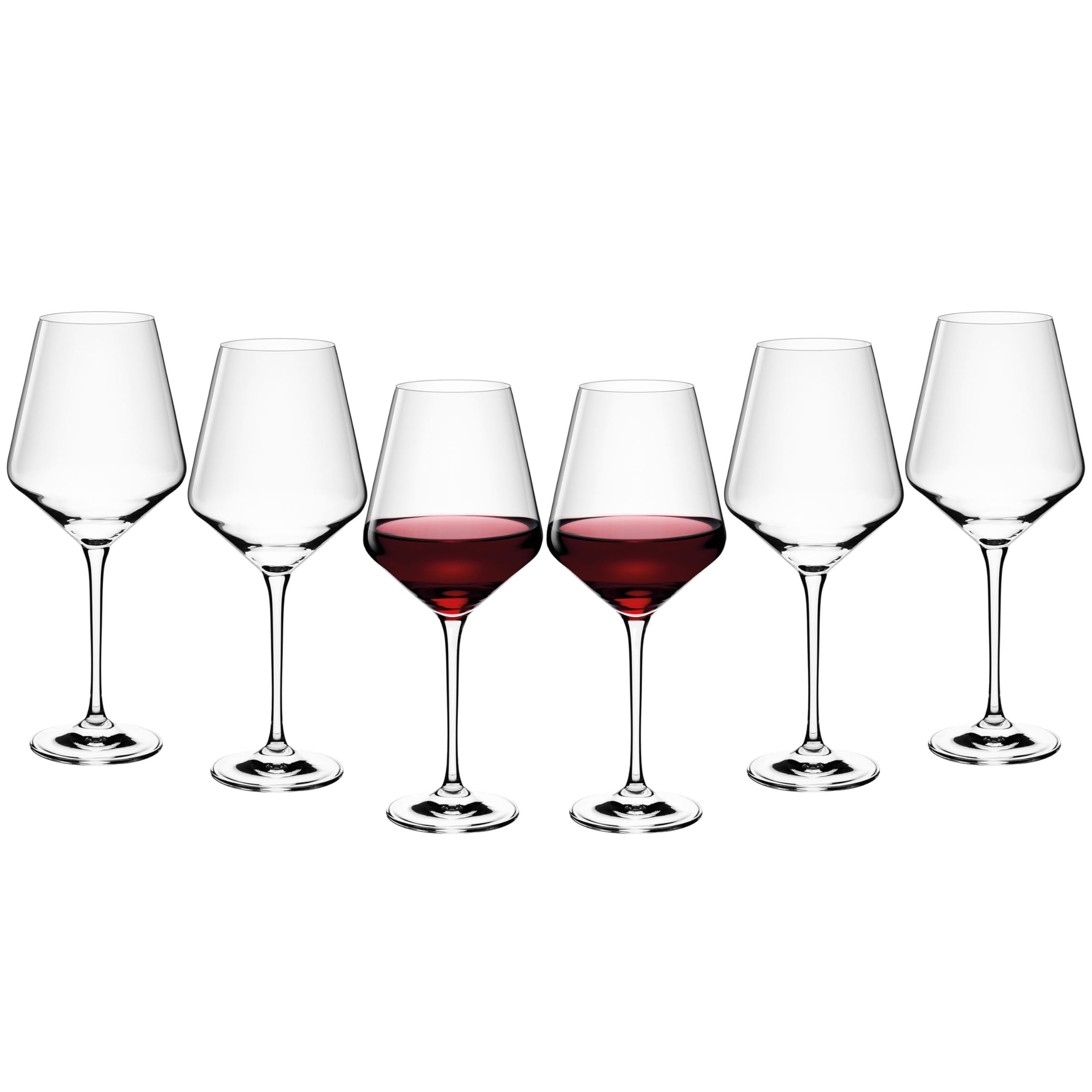 Gerlach 1760 Zestaw 6 Kieliszków do Czerwonego Wina Modern Przezroczyste 550 ml do Mycia w Zmywarce