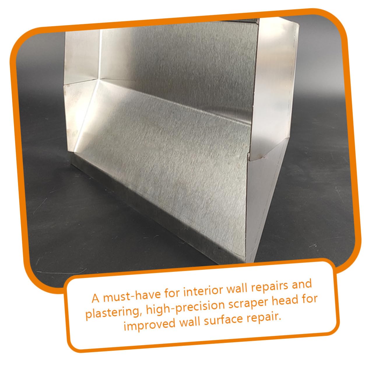 GALPADA Truelle Inoxydable pour Finition Béton Outil Multifonction pour Enduit Mural Lissage Précis et Adaptée Aux Professionnels et Bricoleurs Résistante Rouille Facile à Nettoyer