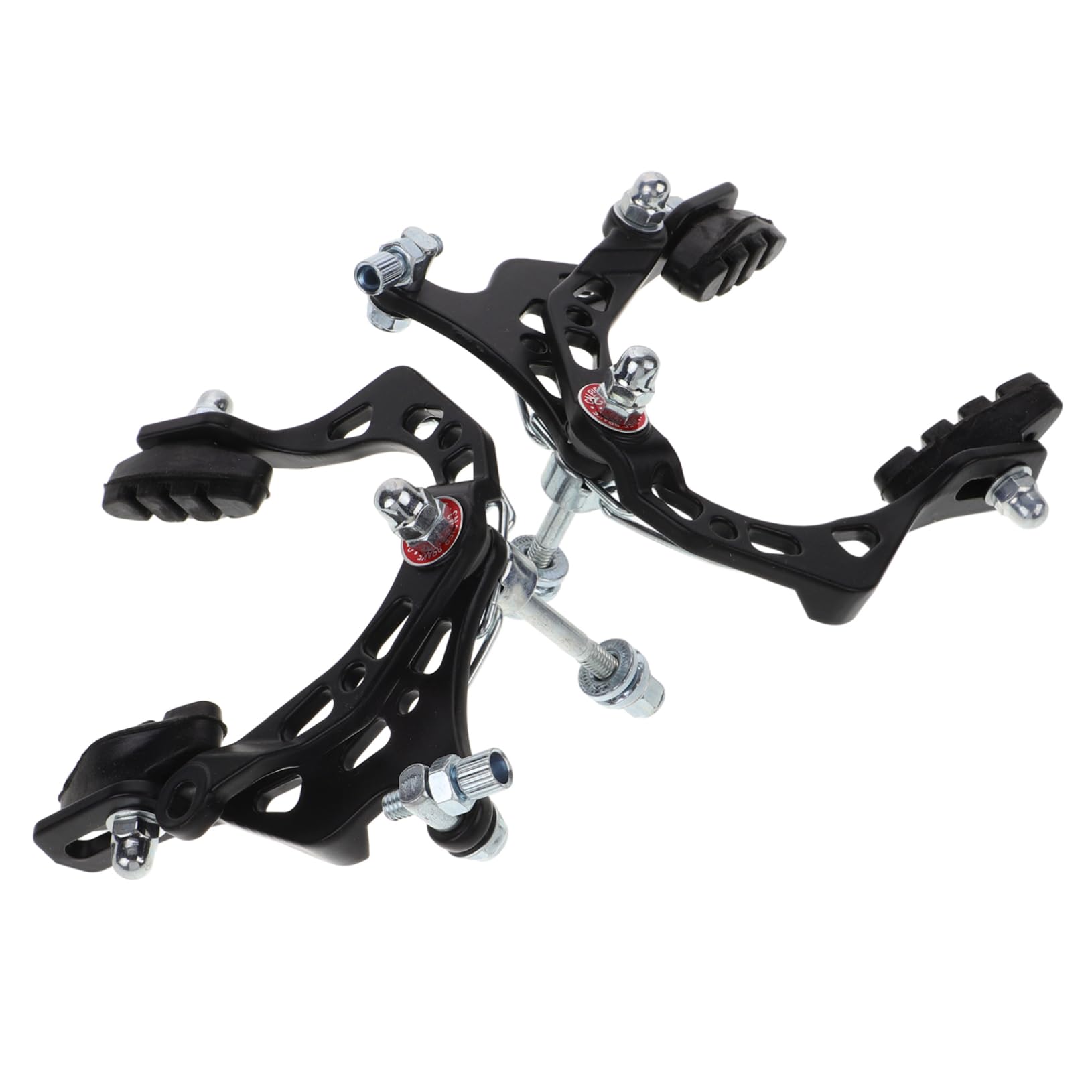 GAROZATION 2pcs Aluminum Alloy Bike Brake Clamp Set Professional Front Rear Calipers for Bicycle Easy Installation