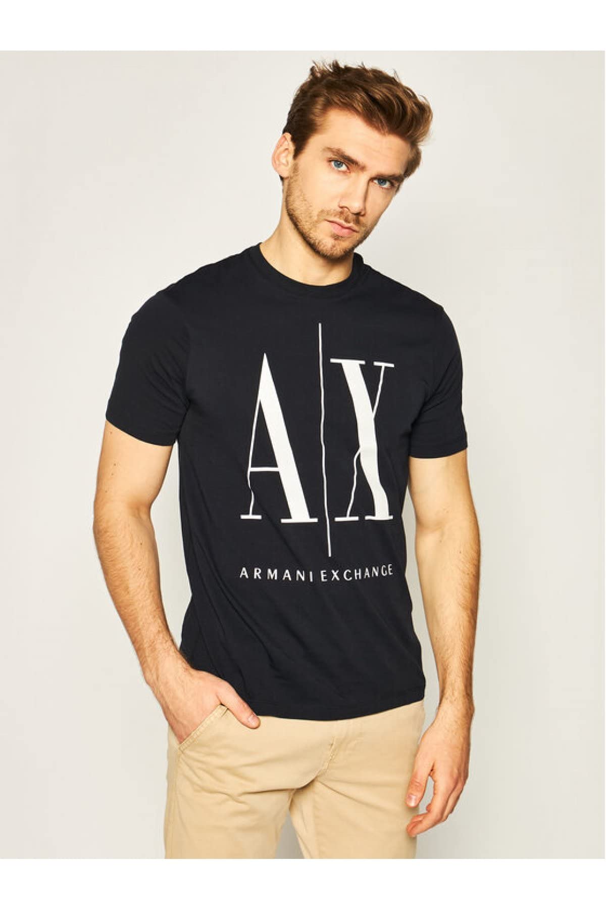 ARMANI EXCHANGE Logo Icon Tee, Maglietta Uomo