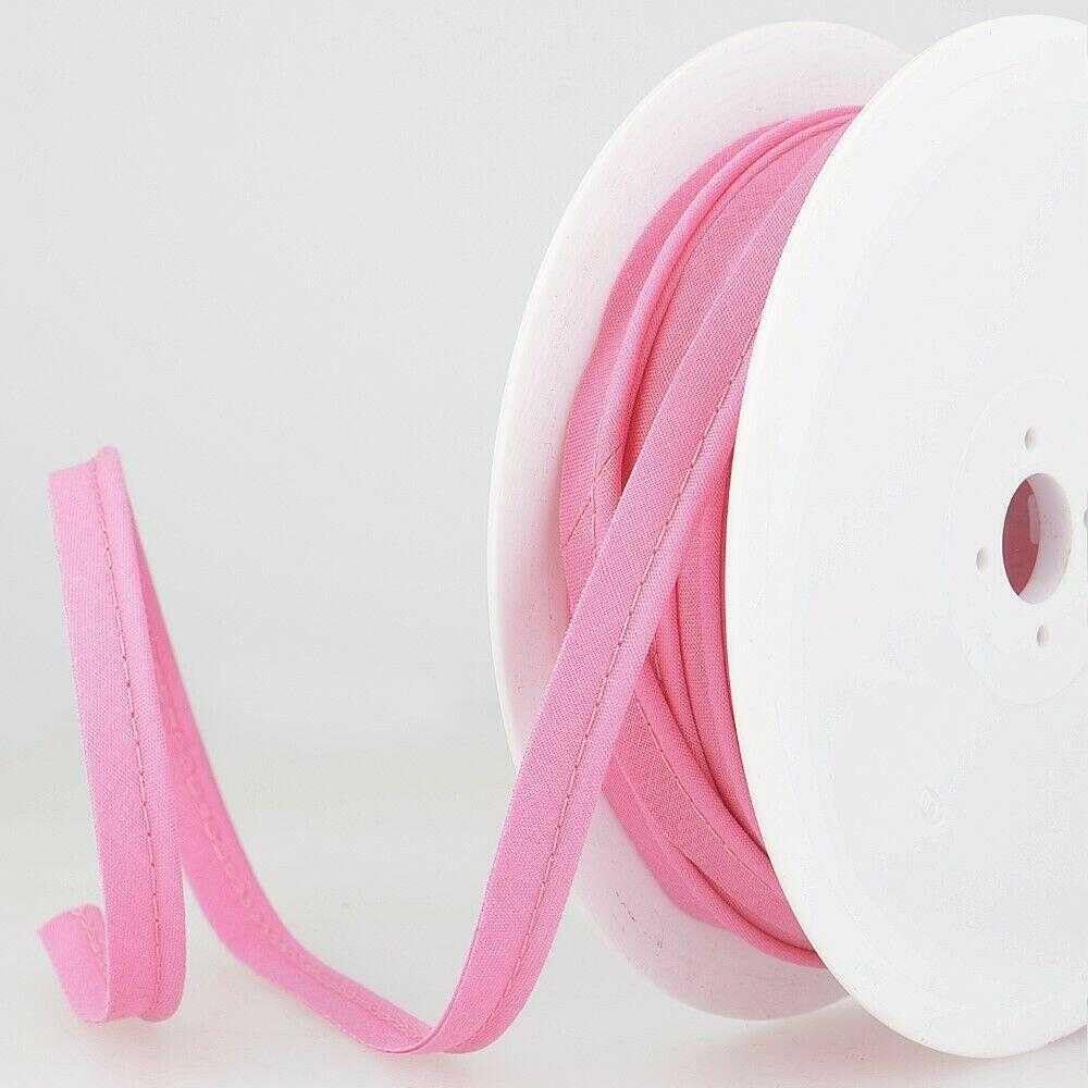 5mm Flanged Piping Cord Polyester Cotton 45 Colours Buy 1 2 Or 4 Metres 801D, 076 Middle Pink, 2 Metres