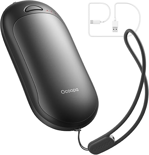 OCOOPA - Calentadores de manos recargables, 1 paquete de 5200 mAh, calentador de bolsillo portátil eléctrico, terapia de calor, ideal para Raynaud,