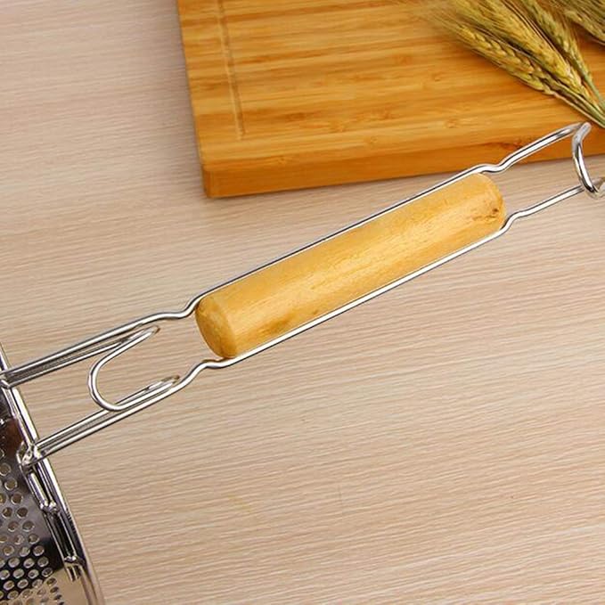 Trendy Retail Kitchen Pasta Noodle Strainer, Stainless Steel, Deep Fry Basket 14cm