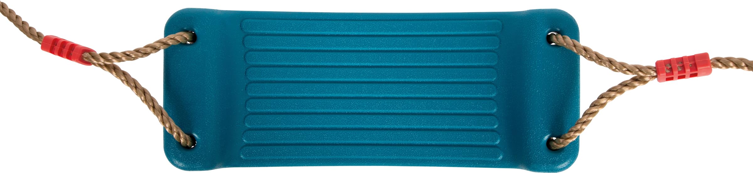 small foot Altalena blu, con sedile resistente alle intemperie e corde in plastica resistenti, regolabili in lunghezza, per bambini dai 3 anni, 12793