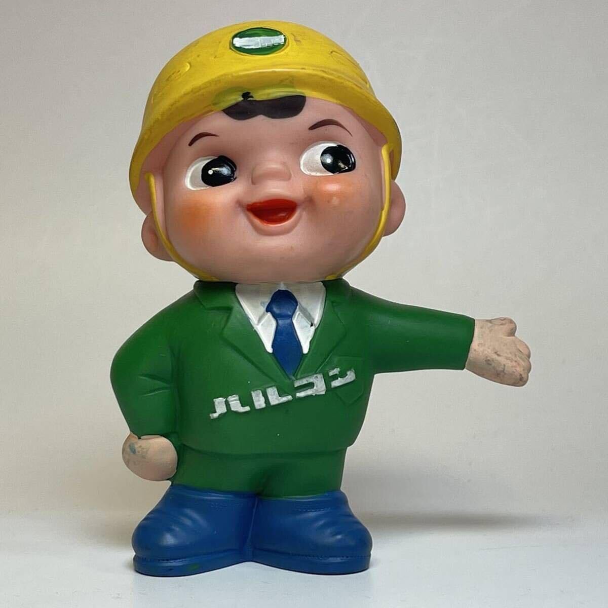Amazon.co.jp: 大成建設 ビンテージ ソフビ 貯金箱 ハルコン坊や