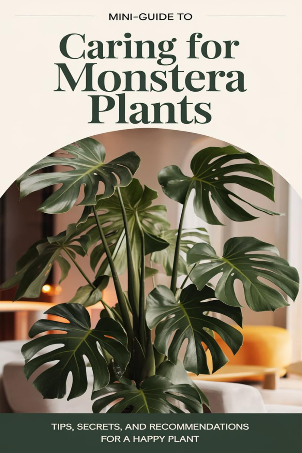 A mini-guide to caring for the Monstera plant (Home Botanica Series: Smart Guides for Houseplant Lovers)