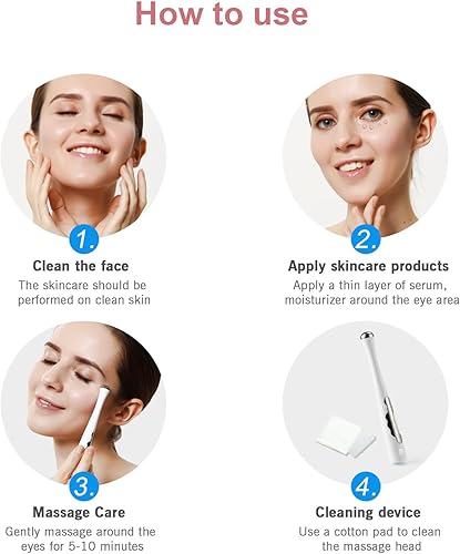 Miniatura 7 de Lifetrons Masajeador de ojos Beauté - con tecnología de iones negativos EM-100-WH