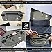 VENTURE 4TH Travel Money Belt - Slim Passport Holder RFID Blocking Travel Pouch to Protect Cash, Credit Cards and Travel Documents (Gray)