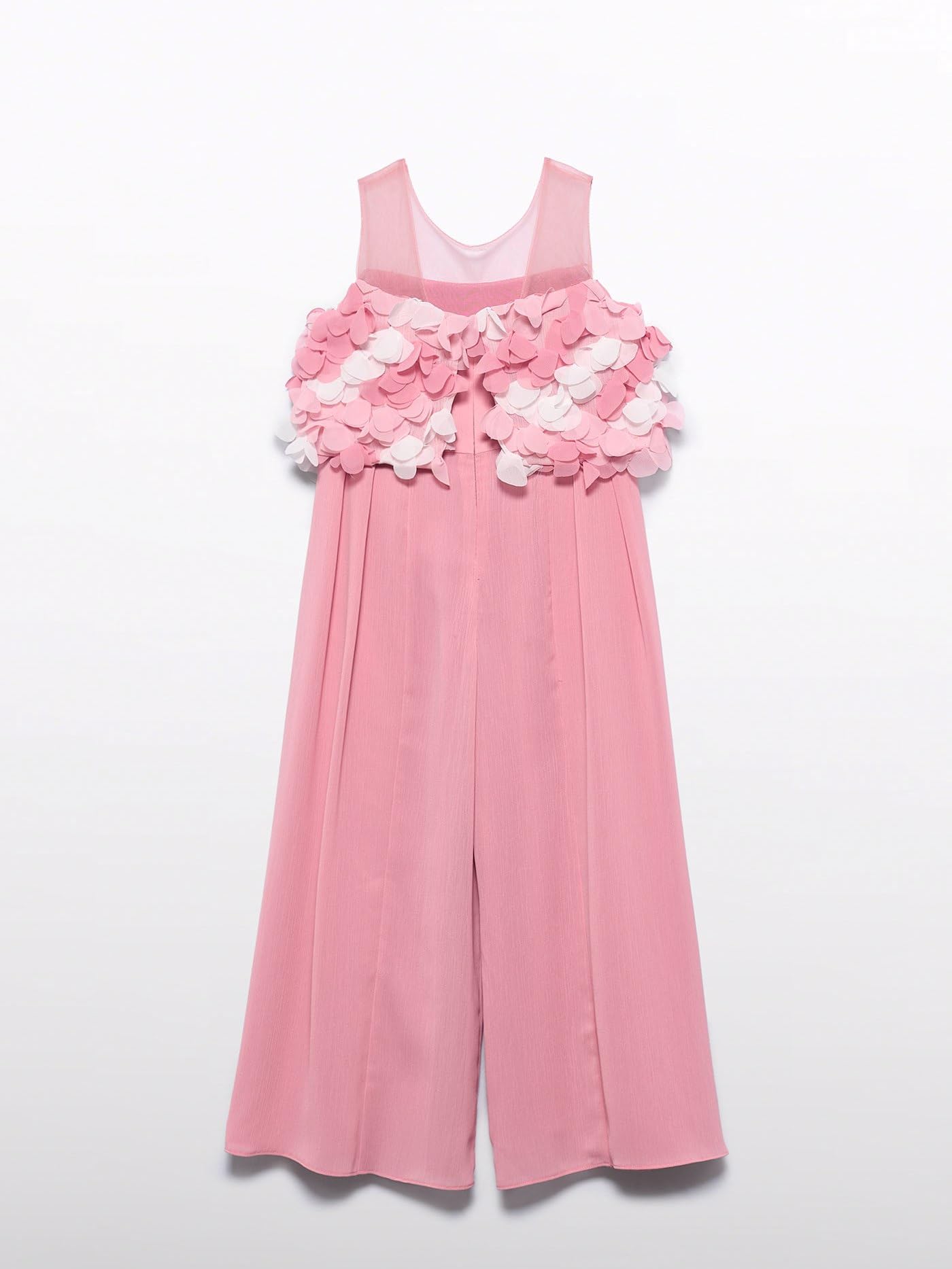 Abel & Lula Tuta lunga chiffon fiori 3d per Bambine e ragazze Orchidea