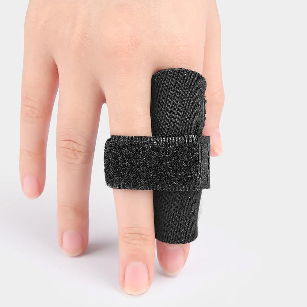 GATHINESS Finger Guard 2 Pack Sports Finger Splint Strap for Basketball Wrap Band with Breathable Oxford Cloth Adjustable Support for Grip Protection and Stability 3